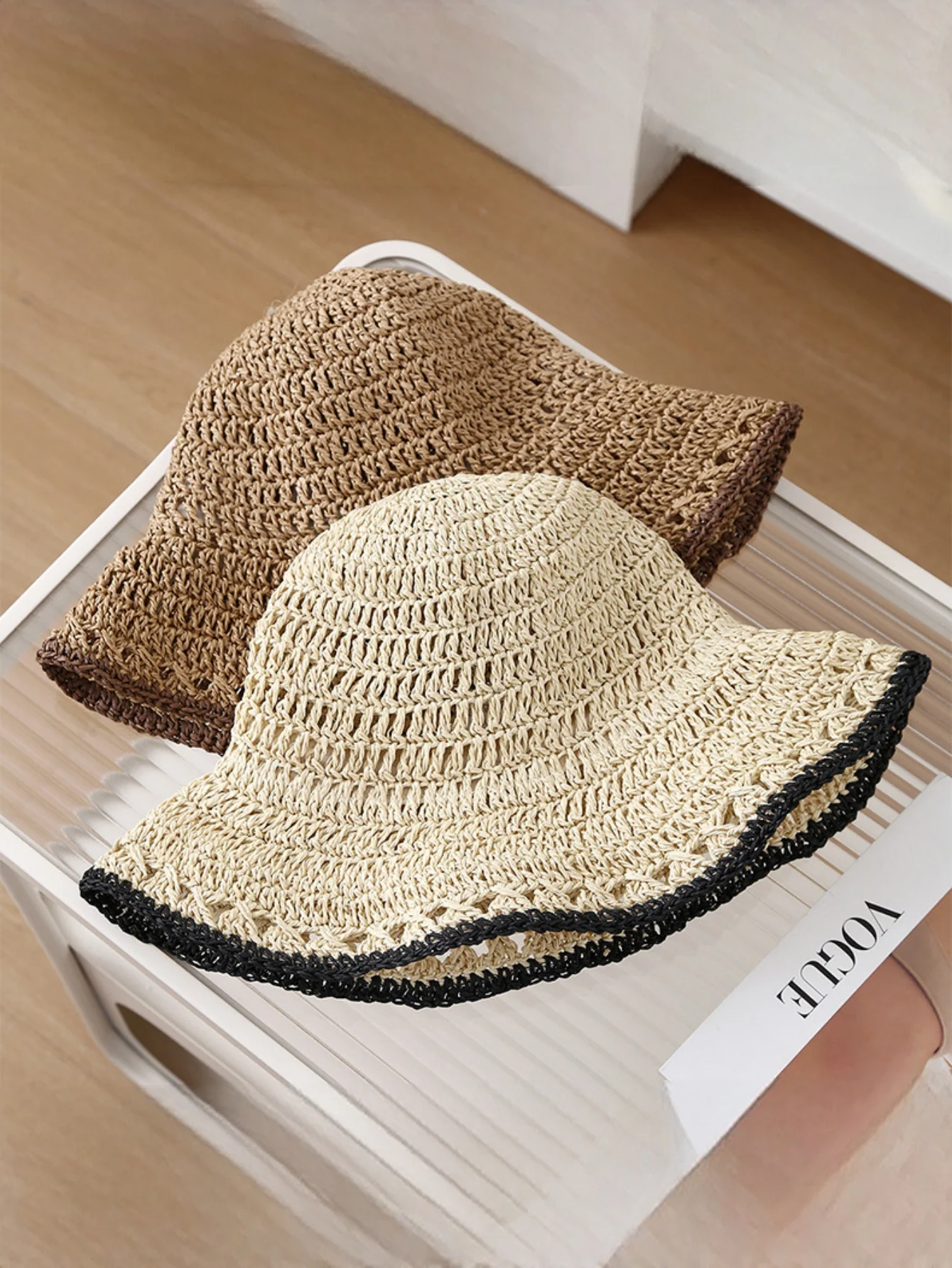 Woven Straw Hat - Image 3