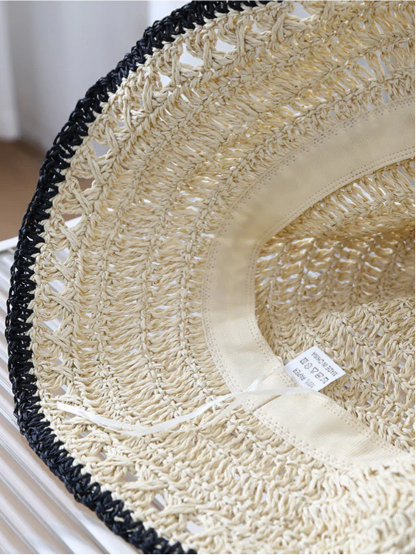 Woven Straw Hat - Image 4