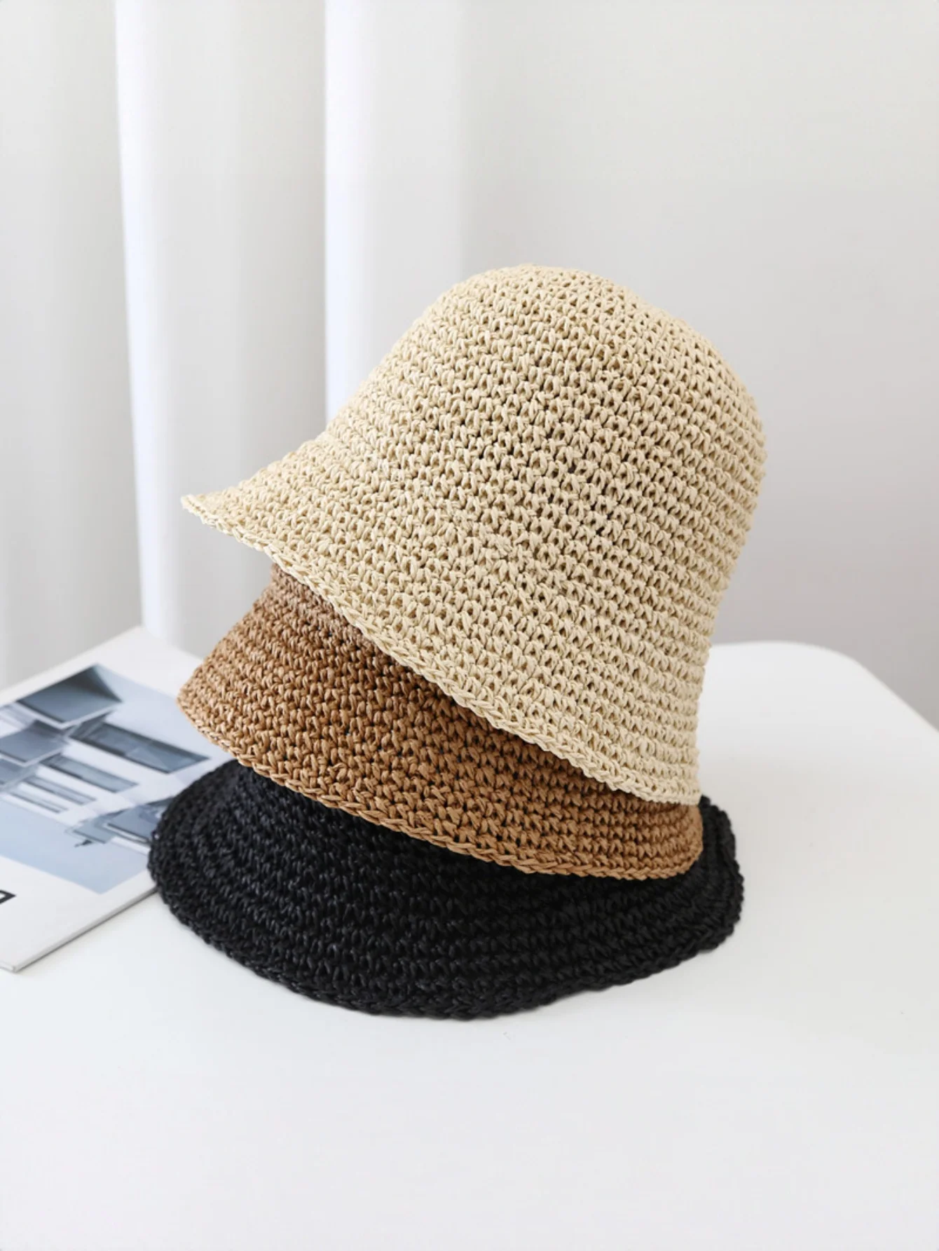 Woven Straw Hat - Image 2