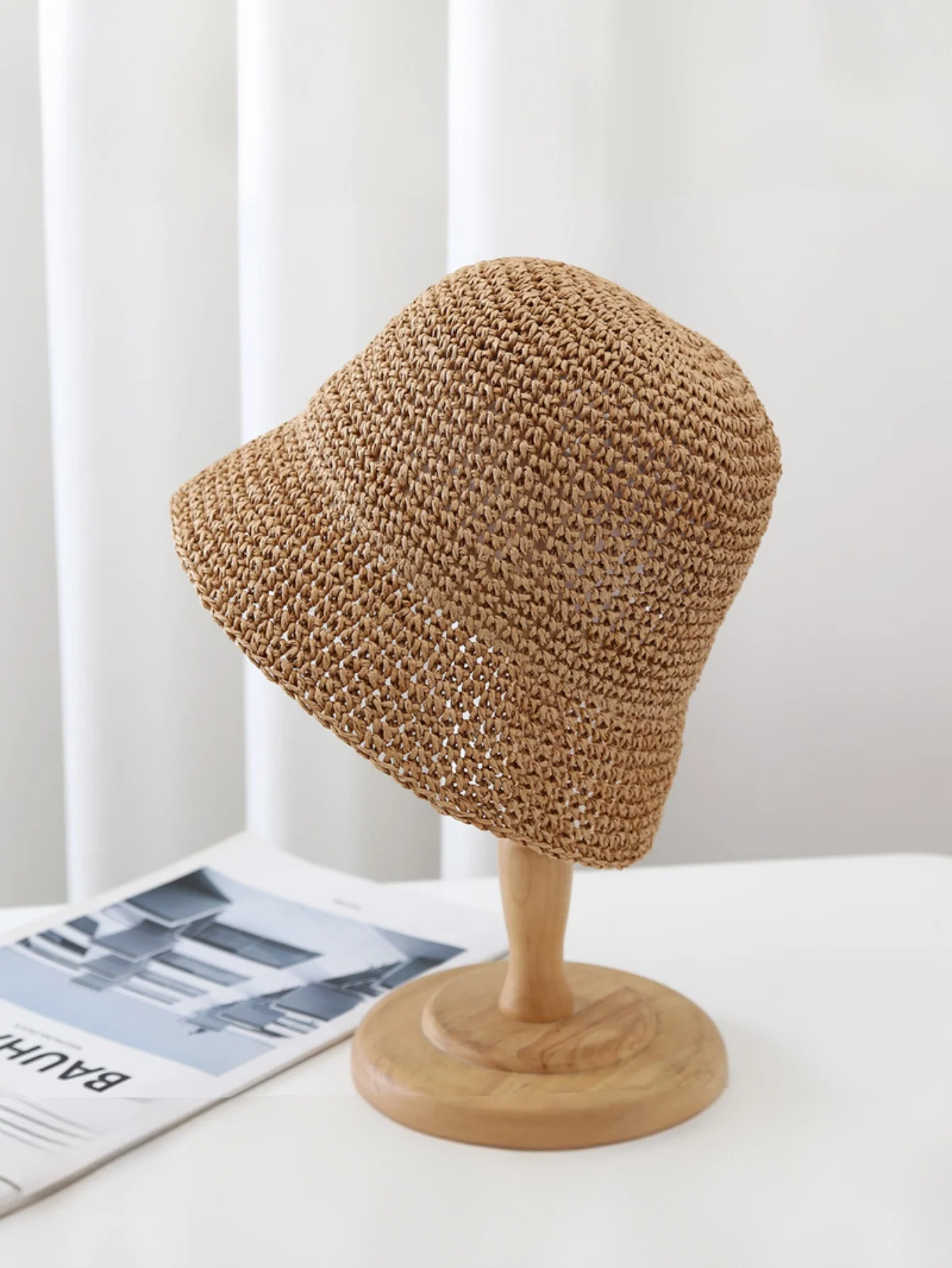 Woven Straw Hat - Image 3