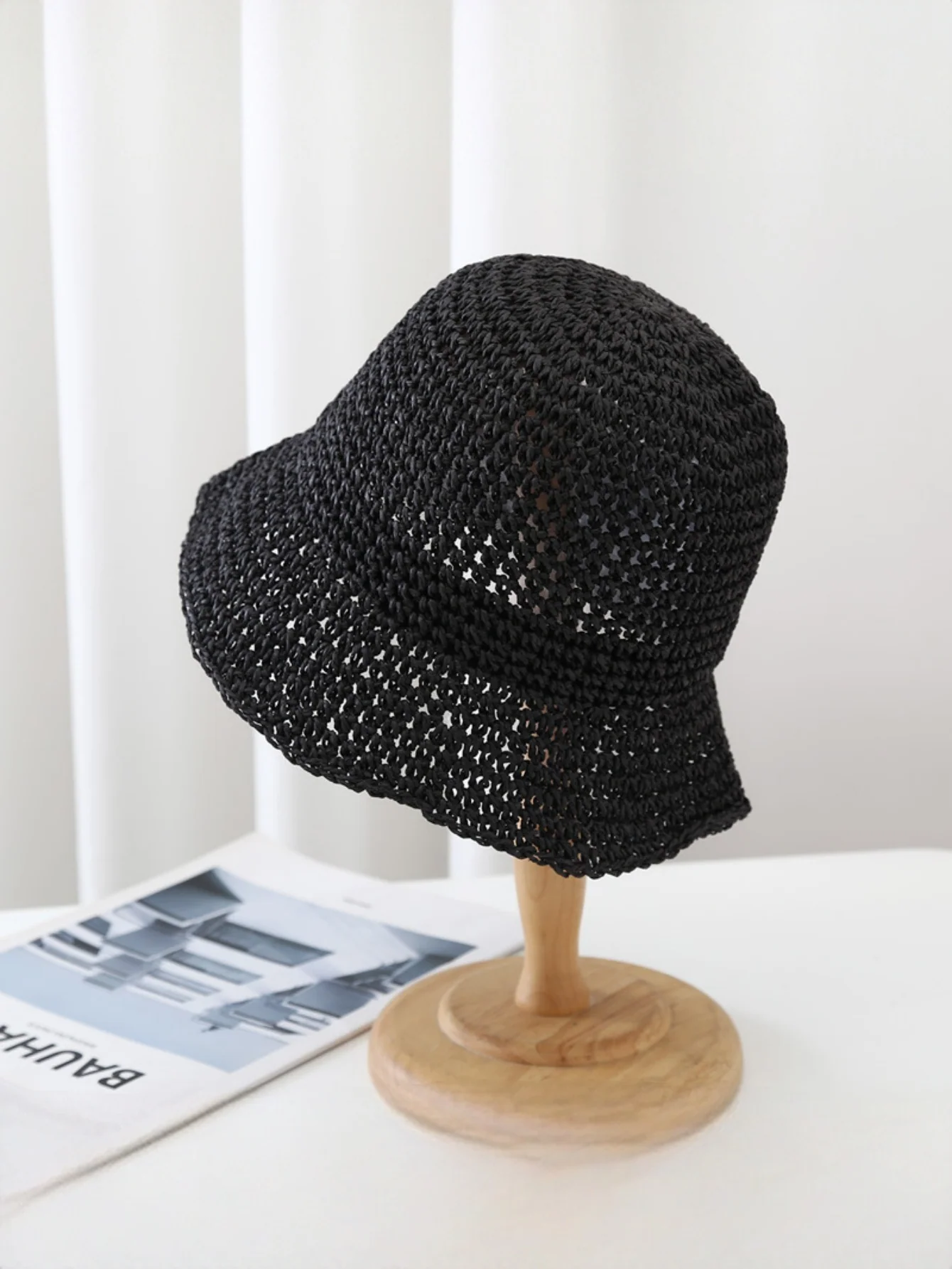 Woven Straw Hat - Image 4