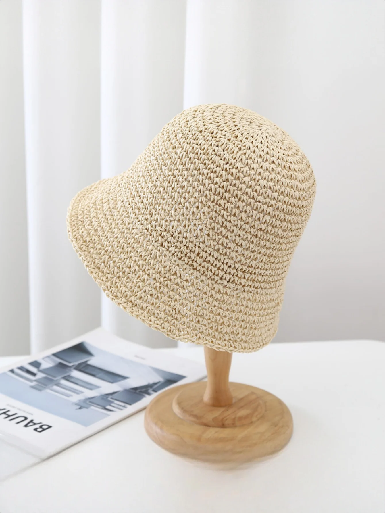 Woven Straw Hat - Image 5