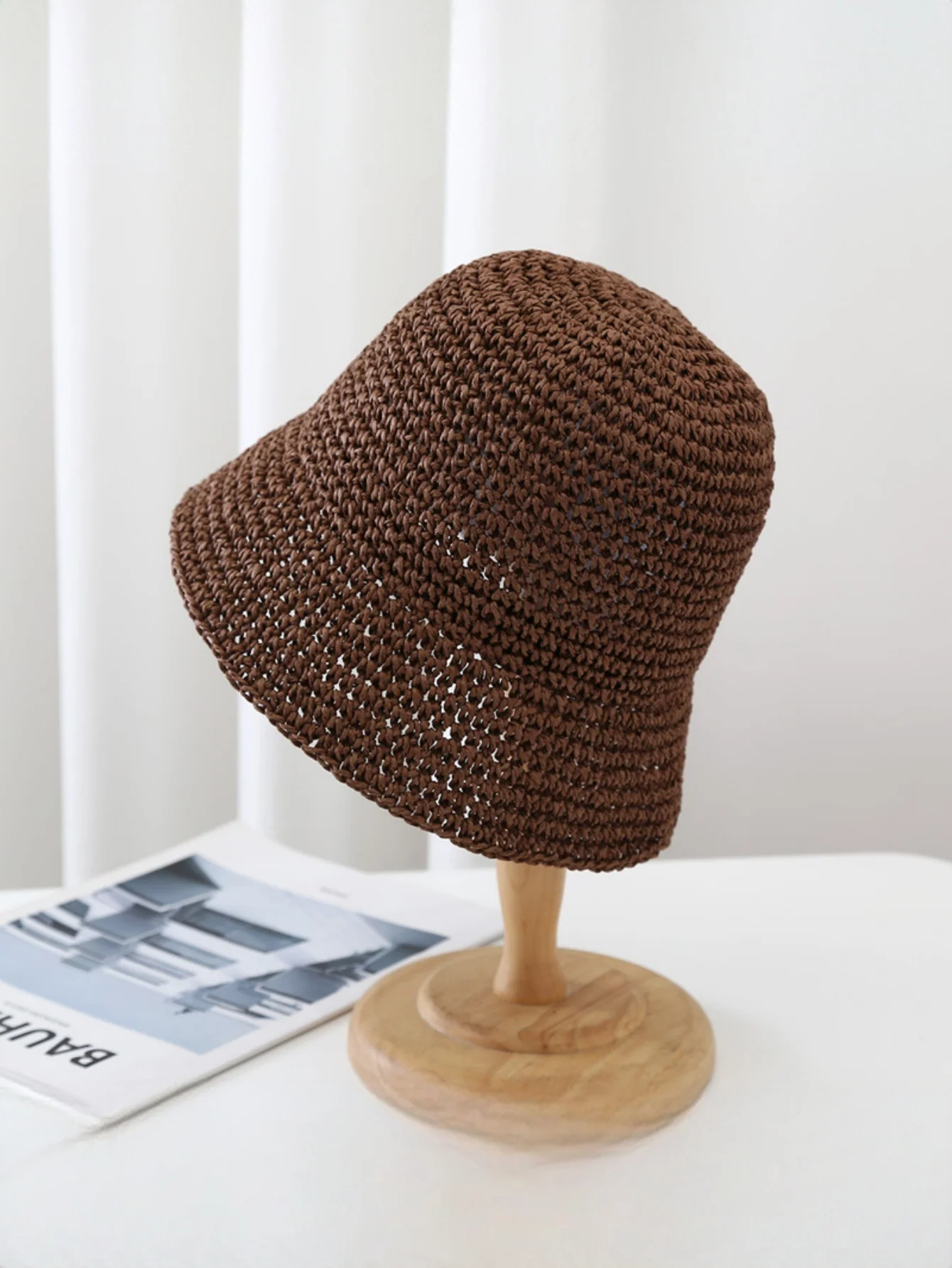 Woven Straw Hat - Image 6