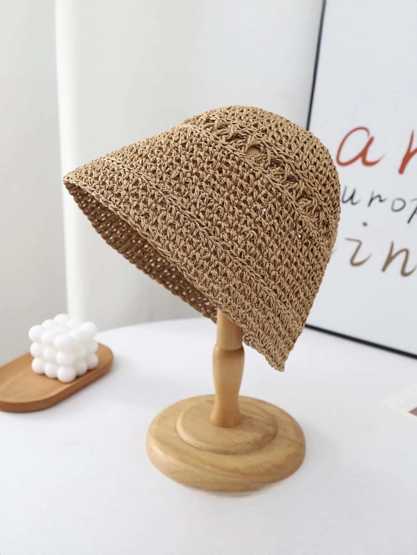 Woven Straw Hat - Image 4