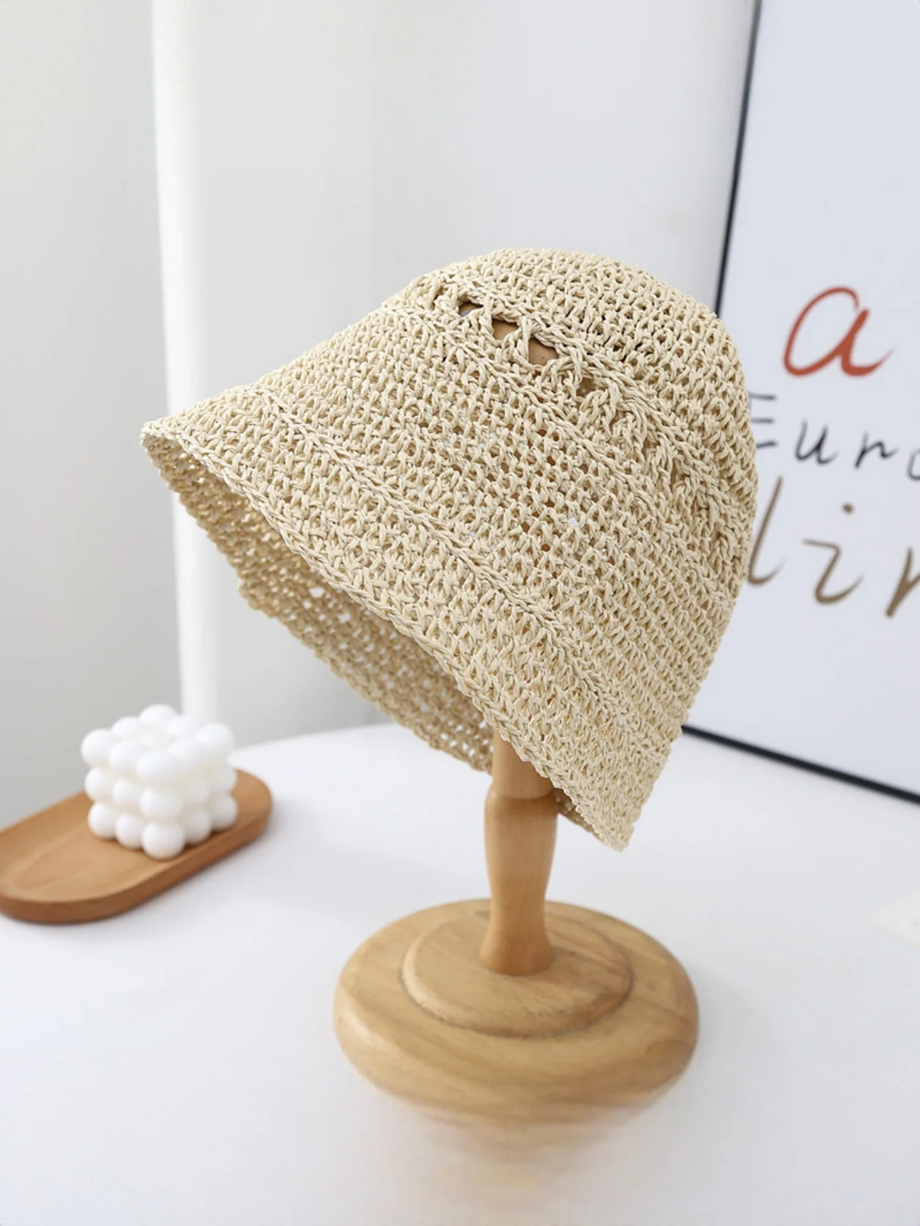 Woven Straw Hat - Image 6