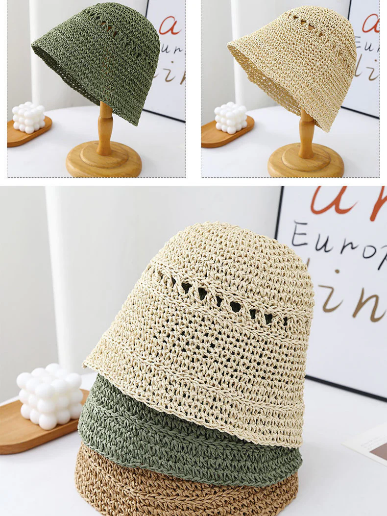 Woven Straw Hat - Image 9