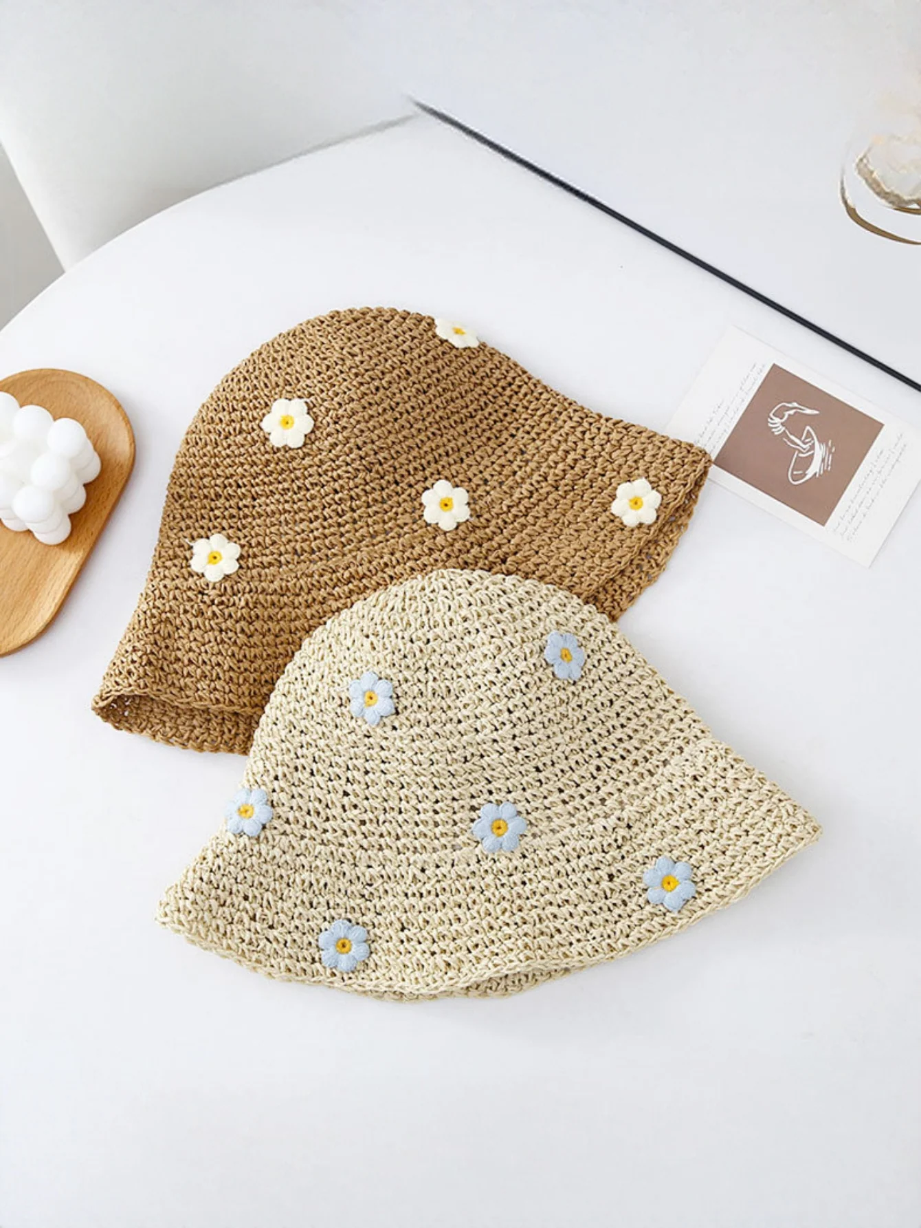Little Flower Straw Hat - Image 6