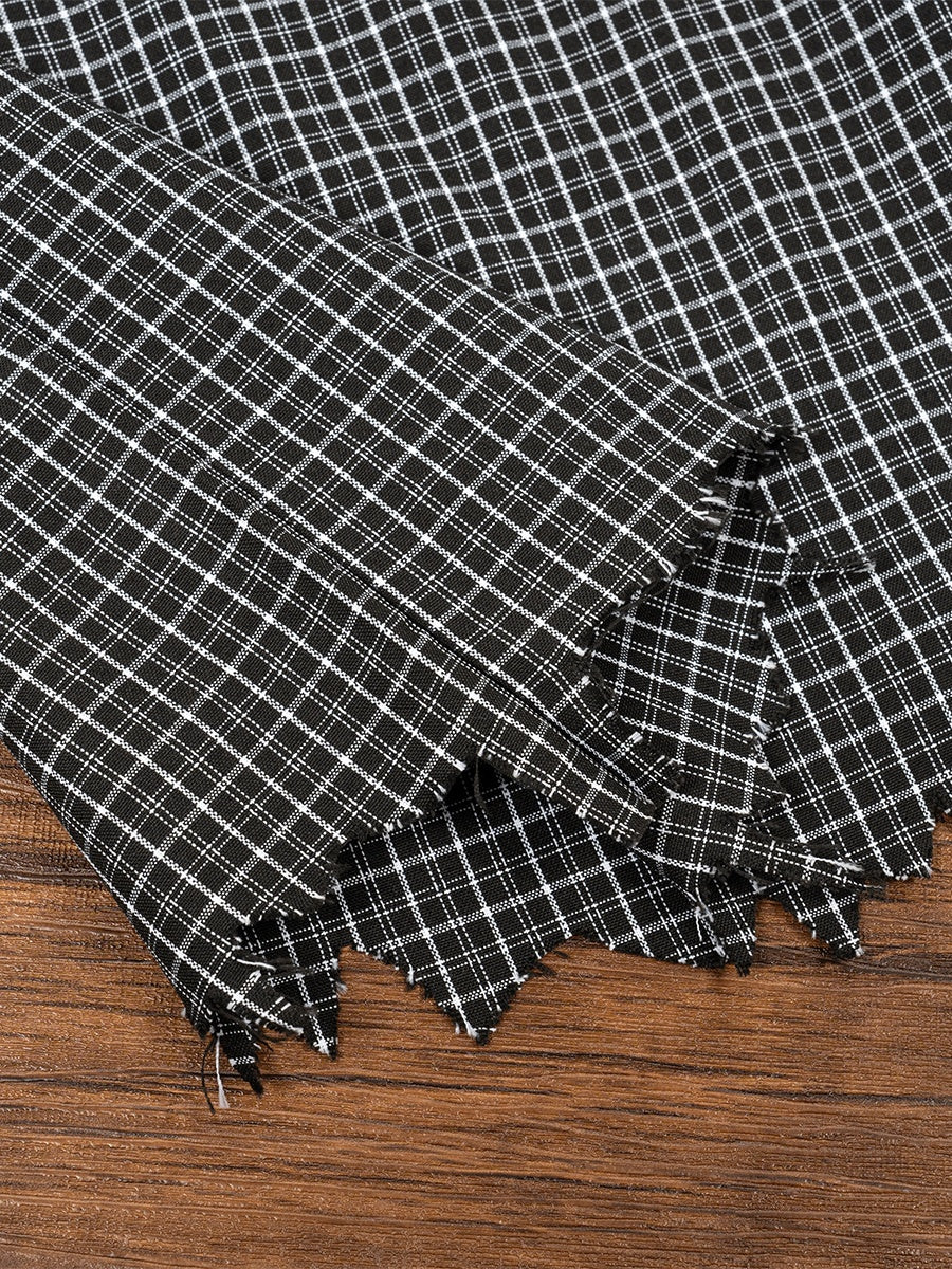 Destroy Hem Plaid Lightweight Boxy Shirts - Image 6