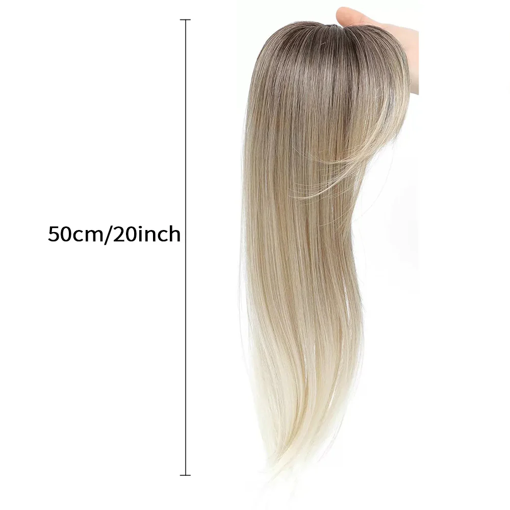 Invisible, Seamless Synthetic Long Wig That Covers Gray Hair - Image 4