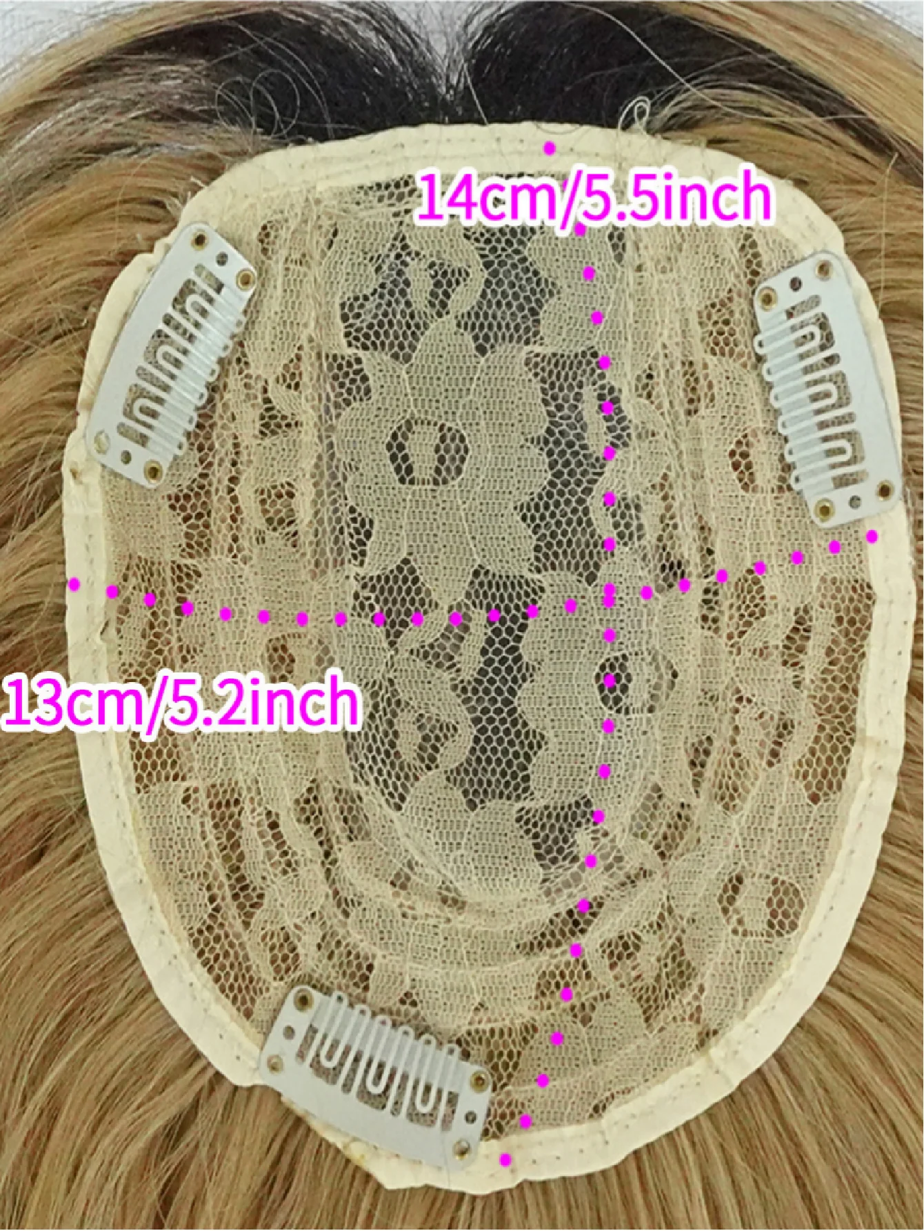 Invisible, Seamless Synthetic Long Wig That Covers Gray Hair - Image 5