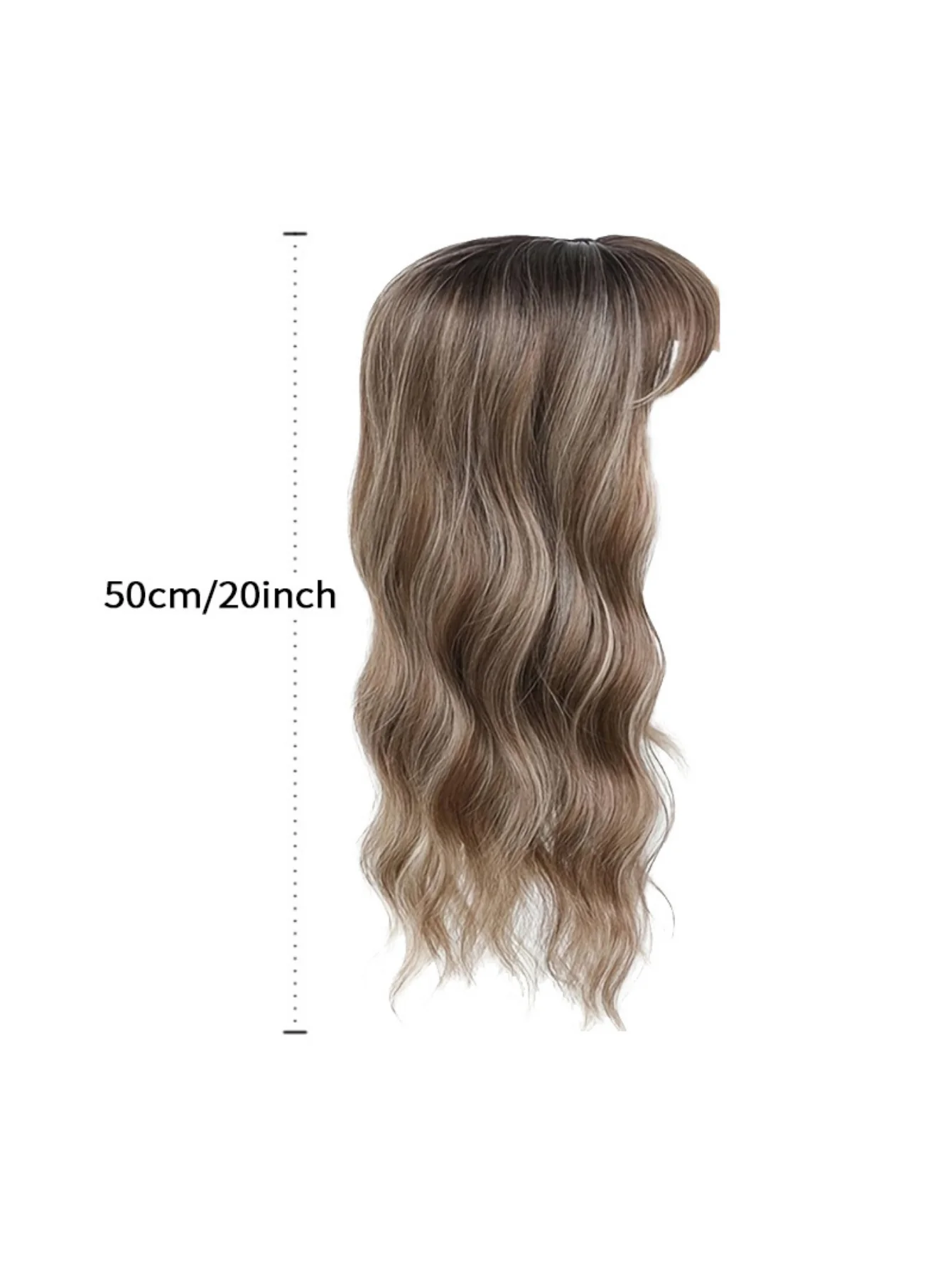 Synthetic Fiber Long Wavy Curl Wig - Image 5