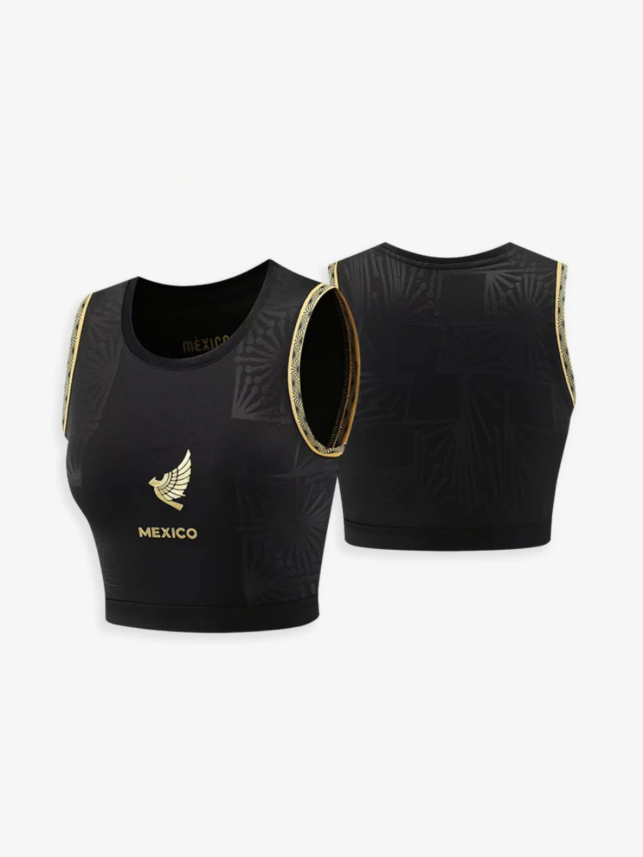 World Cup Football Babes' Crop Top Jersey – Short-Sleeve Sports Tank - Image 5