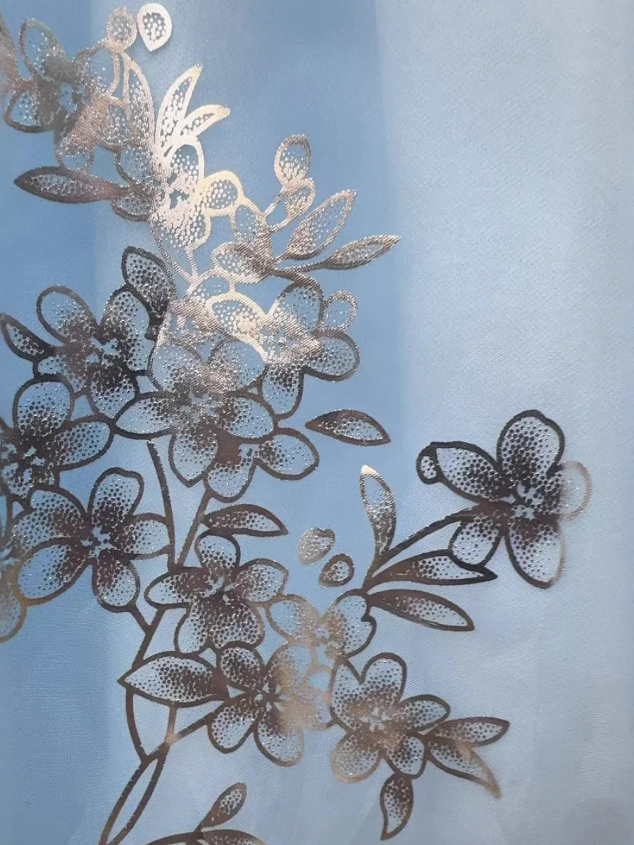 Organza Hot Stamping Gentle Maxi Dresses - Image 4