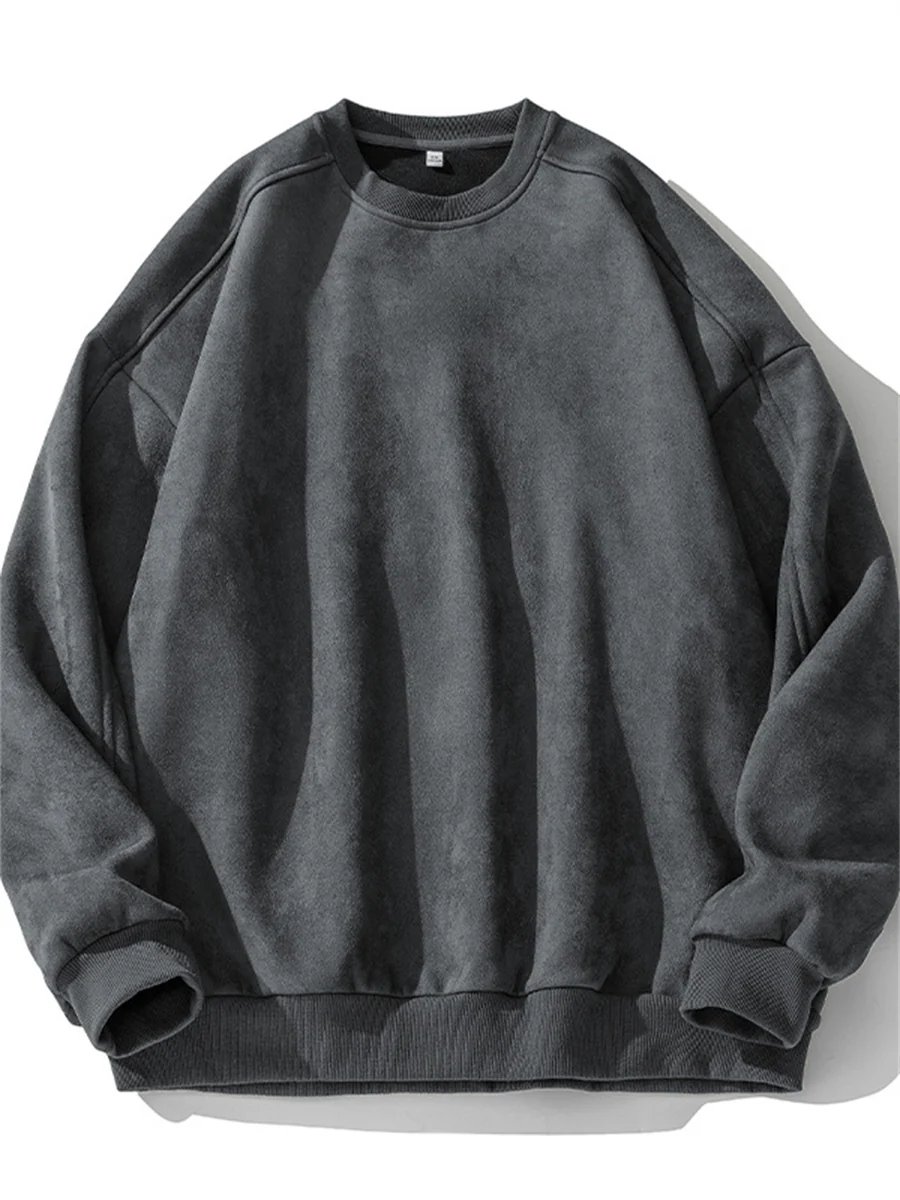 Liber AW Men's 5 Colors Long Sleeve Sweatshirts - Image 6